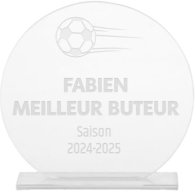 CADEAUX.COM - Trophée personnalisé - Meilleur buteur