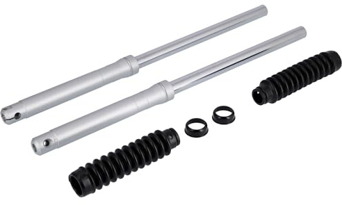 Set: Telegabel für Trommelbremse, Silber - Simson S50, S51, S53, S70, S83