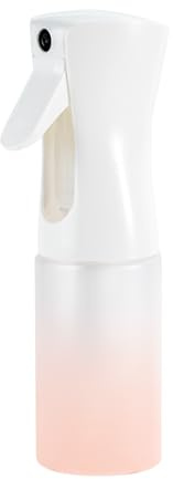 Uervoton Flacons pulvérisateurs continus Ultra Fine Mist Bouteilles d'eau vides Coiffeur Spray Bouteilles Salon Coiffeur Outil de Cheveux Pulvérisateur d'eau 200ML Rose avec Blanc