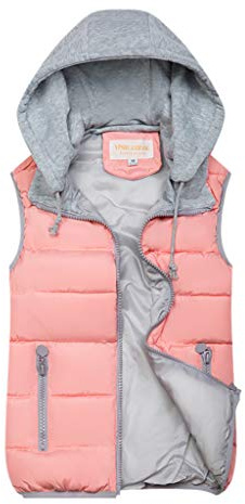 Fulidngzg Piumino Smanicato Donna 100 Grammi Invernale con Cappuccio e Zip Gilet Imbottito Trapuntato Casual Leggero Primaverile per Lavoro Sportivo 2025