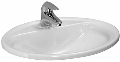 Laufen Pro B - Lavabo empotrable (tamaño grande), color blanco