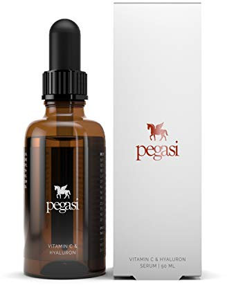 EINFÜHRUNGSPREIS ● PEGASI 50 ml Vitamin-C & Hyaluronsäure Serum ● Hochkonzentriert ● Anti-Aging & Anti-Falten