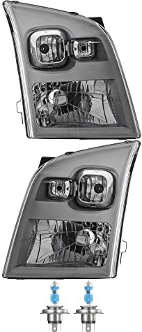 EISENFELS Bundle Set 70801089 Scheinwerfer rechts & links + Leuchtmittel H4 NIGHT BREAKER kompatibel mit Transit Kasten FA_ _