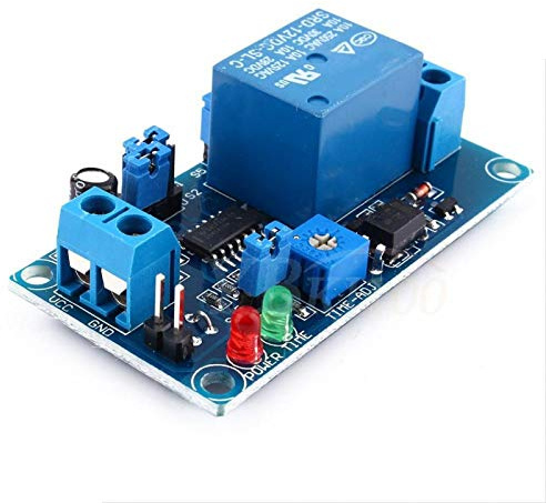 Zeitverzögerung Relaismodul 12V Relais Modul einstellbare Timer Verzögerung Ausschalten der Schaltermodul Verzögerungs Steuerplatine für Smart Home, automatische Steuerung
