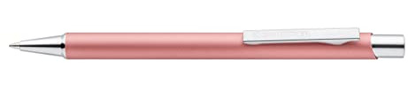 Staedtler - Penna a Sfera Elegante con Fusto in Metallo Rosa, Set di Penne Blu con Mina Sostituibile, Ideale come Rifornimento per Cancelleria Scuola Università e Ufficio - Materiale Scolastico, 10 Pz