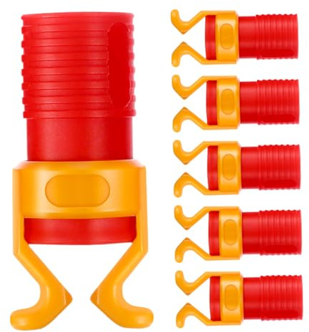 WOONEKY 6pcs Screw Holder Clamp for Woodworking Plastic Screw Sleeve Attachment Secure Gripper for Drill Tool and Precision Holding