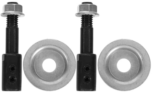 FOMIYES Eje de Muela Abrasiva Interior de 8 Mm, Varilla de Extensión para Motor 775, Accesorio de Acero para Pulido y Esmerilado, Kit de 2 Piezas para Bricolaje y Mantenimiento