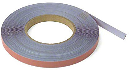 Steelflex® Gloss White & Premium Self Adhäsive Stahlband zum Erstellen Eines Oberflächenmagneten Haften - 12,5mm Breit - 30 M Länge