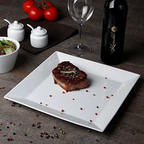 Holst - Bandeja Rectangular de Porcelana - YH 2074 Yoyo Hong Kong, Porcelana, Teller Quadratisch, 30 x 30 cm