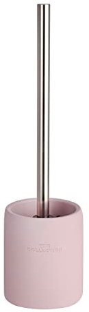 WENKO WC-Garnitur The Collection Rose - WC-Bürstenhalter, Polyresin, 10 x 38 x 10 cm, Rosa, 38 x 10 x 10 cm