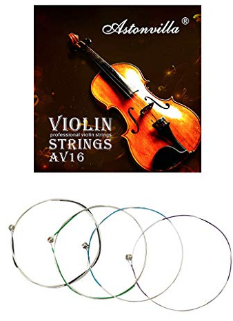 SHESSTILL Corde Professionali per Violino AV16 (Mi-LA-RE-sol) Corda in cupronichel per Violino 4/4 3/4 1/2 1/4