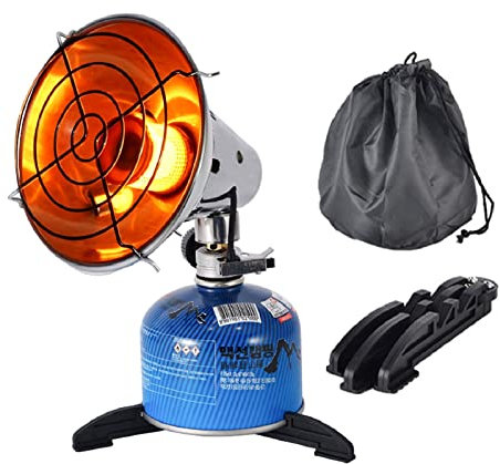Lixada Camping Heater Portable Lightweight Gas-Heater Stainless Steel Camp Gas Heater for Outdoor Winter Warmth Tent Backpacking Picnic Hiking Traveling BBQ