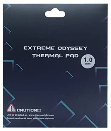 1 one enjoy Thermal Pad 12.8 W/mK, 120x120mm, Non Conductive Heat Resistance High Temperature Resistance, Silicone Thermal Pads for Laptop Heatsink/GPU/CPU/LED Cooler (1mm)