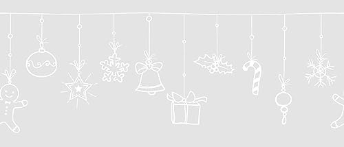 d-c-fix Fensterfolie Winter Garland 20 cm x 1,5 m statisch haftend | wiederverwendbar - Weihnachten Fensterdeko innen Weihnachtsdeko Fenster-Sticker Fensterfolie Winter-Deko Girlande
