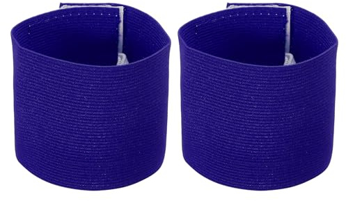 PATIKIL Fußball Kapitänsbinde, Pack Nylon Unisex Elastische Armbinde Verstellbar für Jugendliche und Erwachsene, Orange