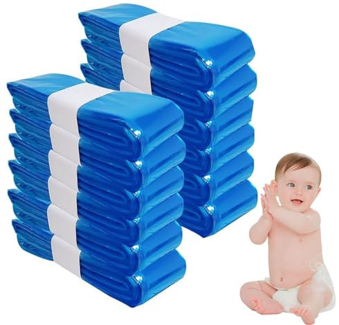 12 Stück Litter Locker Nachfüllkassette, 4.5M Geruchsdicht Windeleimer Nachfüllkassetten, Nachfüllbeutel kompatibel für Genie, Tommee Tippee, angelcare, Littycat Cat Litter Bucket. (12 Stück)