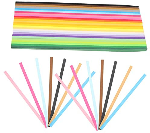 SEWACC 1030blätter Deko-origami-papier Kindersterne Faltpapier Sternstreifen Bastelpapier Für Partydekoration Innen Und Außenbereich