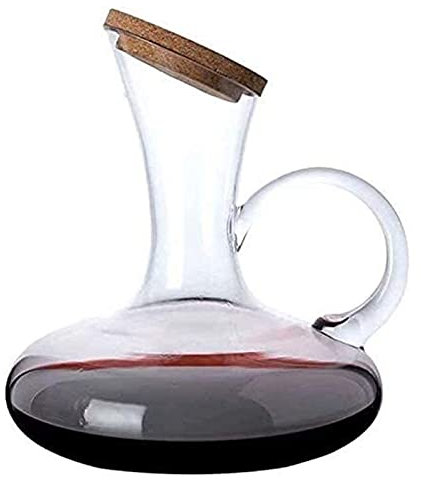 DEFBOW Decanter Decanter per Whisky Decanter per Vino Decanter per Vino Rosso Home Decanter Veloce Piccolo Vaso per Vino Rosso Cantina per Vino Decanter di Cristallo