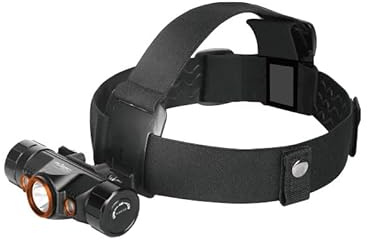 ORCATORCH TD01 Tauch-Stirnlampe 1200 Lumen Weiß-/Rotlicht | Stirnlampe, Magnetischer Drehbarer Schalter, Modi inkl. Signallicht,Passend für Sporthelme,für Unterwasserarbeiten & Einsätze