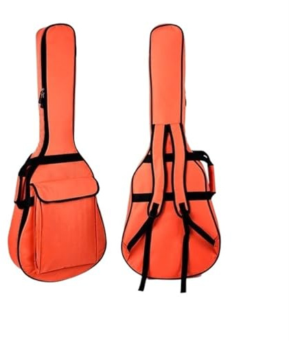 ATEUXOL Gitarrfodral förtjockad akustisk gitarrväska, klassisk elektrisk ryggsäck, tillbehör, Färg5, 36-38inch