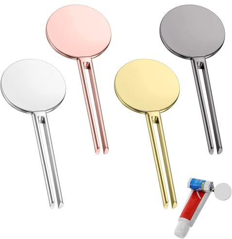 Guduling 4 Stück Tube Squeezer Key, Tubenquetscher für Alle Tube, Edelstahl