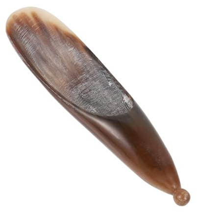 Veemoon Raschietto Gua Sha in Plastico Nero per Massaggio Superficie Ultra Liscia, Allevia, per Scraping e Massaggi Corpo e Viso, 1 Pezzo
