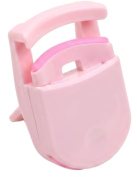 Gentle Eyelash Curler for Zero Pinching Pink Lash Curler with Soft Cushion Refill Padding Portable Travel Size Eyelash Curlers Makeup Bags Organiser Beauty Accessories Essentials for Women