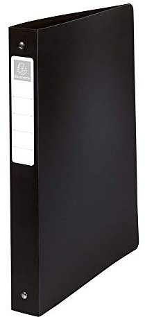 Exacompta festes Ringbuch A4 4 Ringe schwarz
