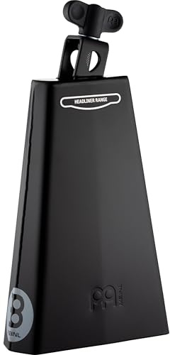 Meinl Headliner Cowbell HCO2BK, 8 | Timbale Cowbell, Montierbar, 8 Zoll, Pulverbeschichteter Stahl