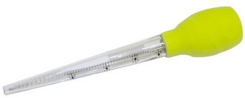 Fackelmann Pipetta Aspira Liquidi, Permette di Filtrare e Separare Il Grasso dai Cibi, Silicone, Multicolore