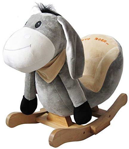 Sweety Toys 4775 gungdjur åsna Denny The Donkey gunghäst supersöt