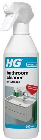HG Bathroom Cleaner Spray – All-Surface Limescale Remover & Universal Cleaner for Sink, Bath, Shower, Tiles, Floors & Toilets – Effective Descaler & Shower Spray – 500ml