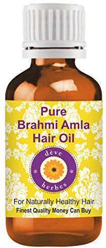 Deve Herbes Reines Brahmi Amla Haar Öl 100% Natürlicher Therapeutischer Grad 100ml (3.38oz)