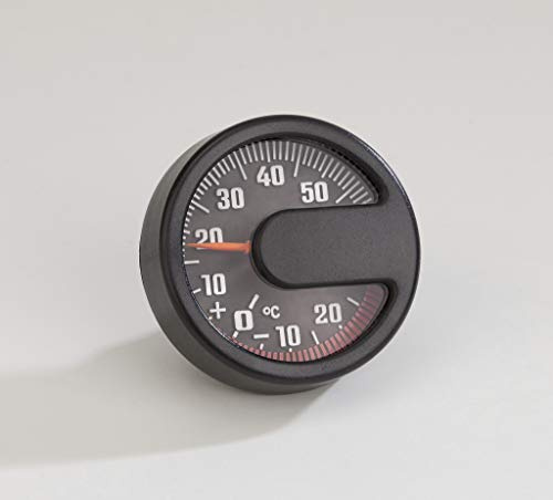 HR-imotion 10010201 Thermomètre pour Voiture, Maison, Camping, etc. [pour l'intérieur & l'extérieur | Autocollant | de -30 °C à + 50 °C | Made in Germany]