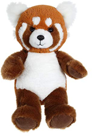 GIPSY Panda Plüschtier, roter Plüsch, 70881, 32 cm