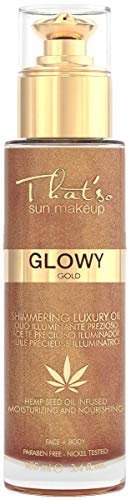 That'so So Sun Makeup Glowy Gold Schimmerndes Hanf Öl, 1er Pack (1 x 100 ml)