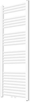 Aquamarin® Secador de Toallas de Baño - De Pared, 1600x600mm, Agua Caliente, Acero, Vertical, Entrada Central o Lateral, Blanco - Radiador de Baño, Calentador de Toallas, Calefacción, Toallero
