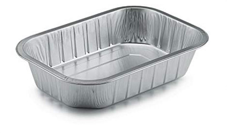 Bakery-Direct- 25 Aluminium-Foil-Tin-Strong-Disposable-Baking-Tray-Loaf-Pan-Dish-Without-lids