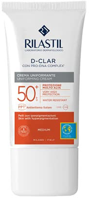 Rilastil Sun D Clar Crema Colorata Medium SPF 50+ 40ml Protezione Alta