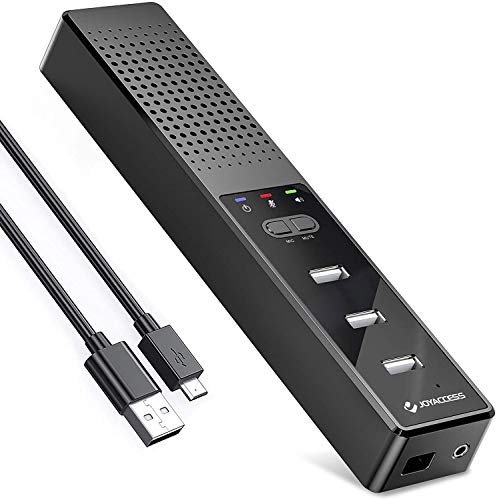 Enceinte PC avec Hub USB, Barre de Son PC avec Port pour Les Ordinateurs Portables et de Bureau, Compatible Windows/Mac, Enceinte Portable pour Le Gaming, Zoom, Les Cours en Ligne et Le Télétravail