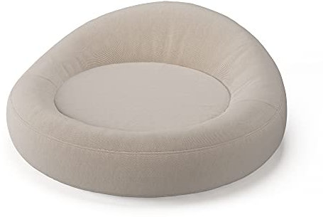 Meridiana gonfiabile galleggiante o mobili da pavimento per terrazza, giardino, piscina (gesso in lino stuoia)