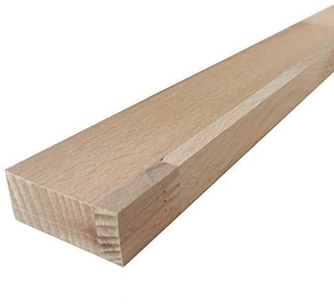 Generico Listello in Legno Lamellare di Faggio mm 40 x Varie Misure x 2200 - Dimensione Disponibile: mm 40 x 80 x 2200