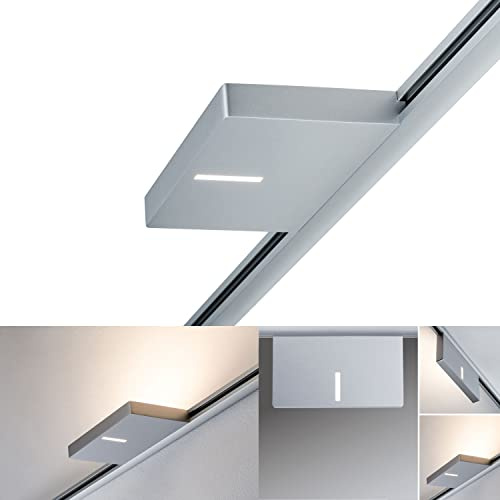 4er Set - Paulmann URail Spot Uplight Case 16W Chrom matt 230V Metall