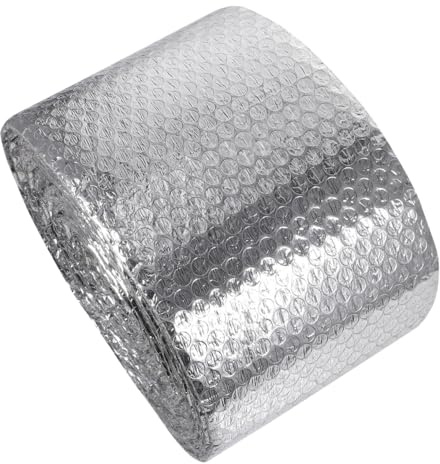 Reflective Foil Insulation Roll, Silver 1 Roll Thermal Pipe Cover