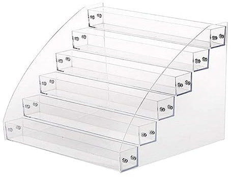 BELLIFFY Nagellack Organizer Mehrschichtig Acryl Transparent Nagellackständer Lippenstifthalter Für Zuhause Salon Tisch