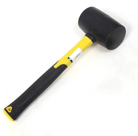 BJDSI 8oz Rubber Mallet Hammer,High Quality Material Mallet,Comfort Rubber Mallet Hammer,Sturdiness Rubber Hammer,Safe Mallet Hammer,Versatility Rubber Hammer Mallet.