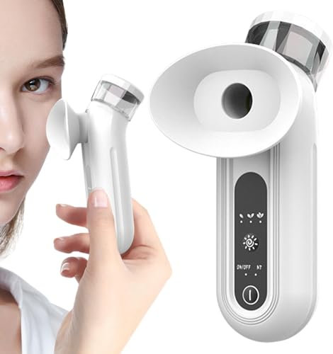 Augendampfgerät, Dampfgerät Gegen Trockene Augen, Augen Dampfer, Massagegerät Für Die Augen, Wiederaufladbarer Hand-Augentropfen-Sprüher, Augennebel-Sprüher Mit Warmer Kompresse Für Die Heimreise