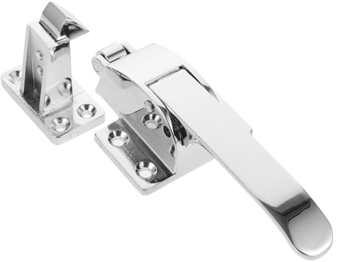 ERINGOGO Maniglia Walk-in per Metallo Porta Argento in Congelatore Minimalista Set, Design Finitura Liscia Installazione Facile Frigorifero