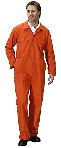 Erwachsene Overall Overall Boiler Anzug Workwear New Overall, Orange
