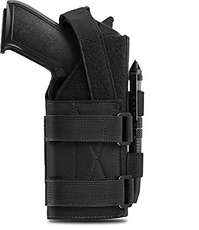 ACEXIER Universal Tactical Molle Pistolenholster Verstellbares Pistolenholster für 9mm G1ock 1911 G17 18 19 26 34, Ruger LCP, Beretta